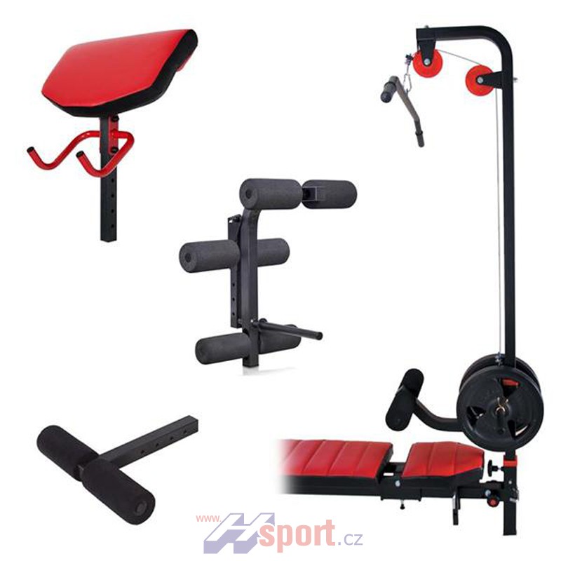 Polohovací posilovací lavice Marbo MS-L102