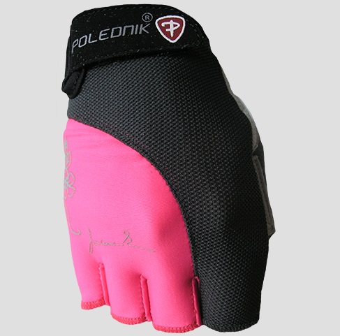 Dámské fitness rukavice Polednik Lady New růžové - XS