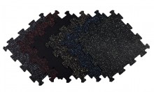 Sportovní podlaha Puzzle 16 mm, 50 x 50 cm - barevný vsyp 20%