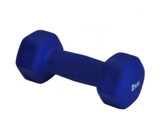 Neoprenová činka 2 kg - 1 ks