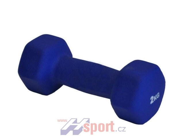 Neoprenová činka 2 kg - 1 ks