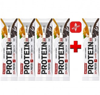 Nutrend Protein Bar 55 g 4 + 1 zdarma