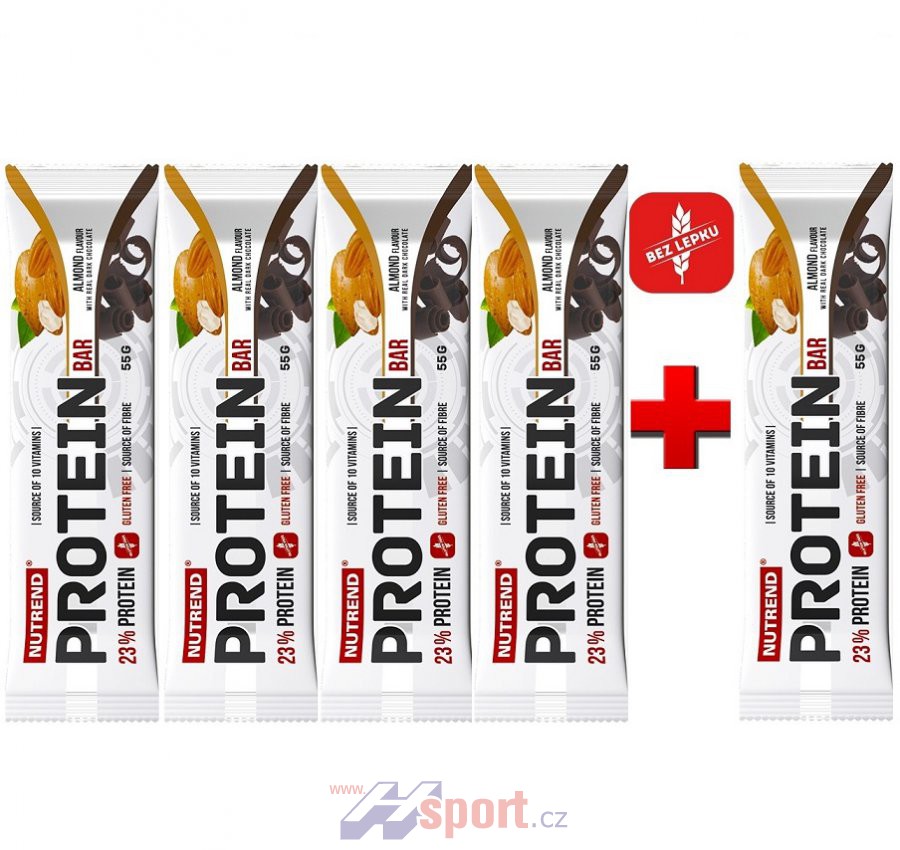 Nutrend Protein Bar 55 g 4 + 1 zdarma