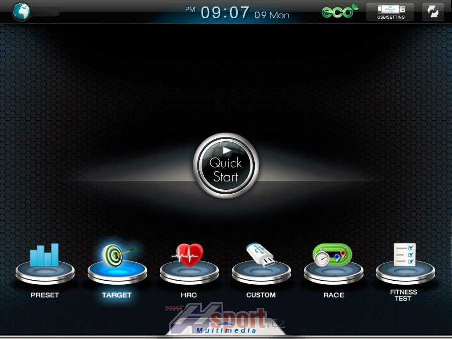 Eliptický trenažer Intenza 550ETe