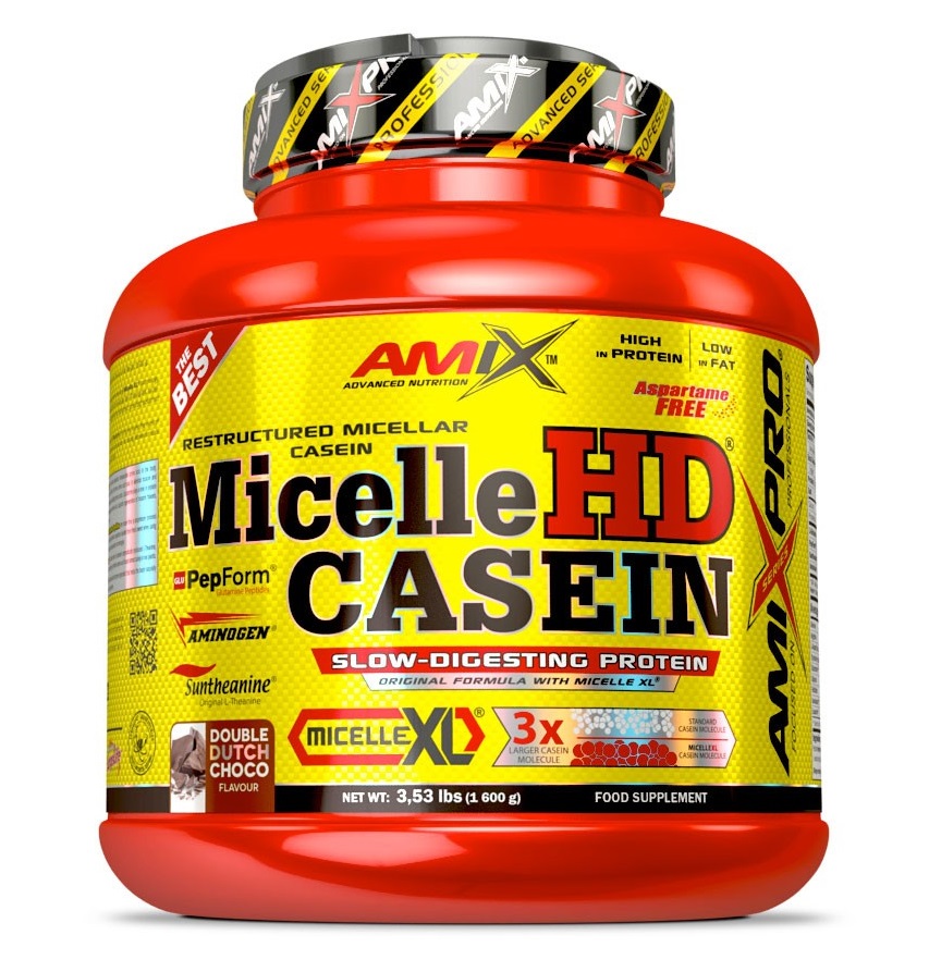 Amix Nutrition Amix Micelle HD Casein 1600 g - dvojitá čokoláda