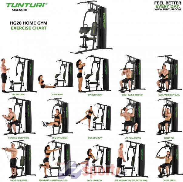 Posilovací věž Tunturi HG20