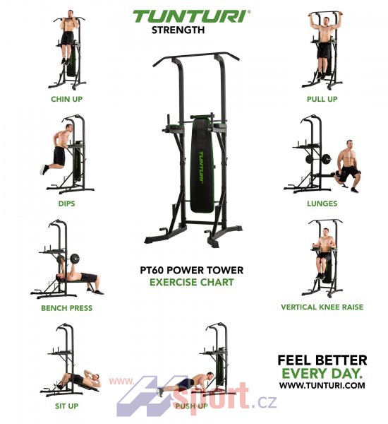 Stojanová hrazda Tunturi PT60