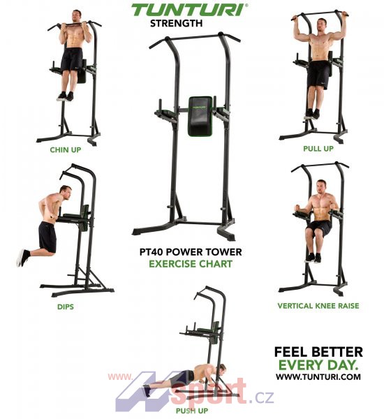 Stojanová hrazda Tunturi PT40