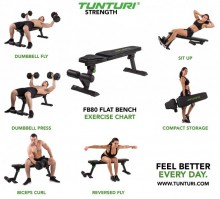Posilovací lavice Tunturi FB80