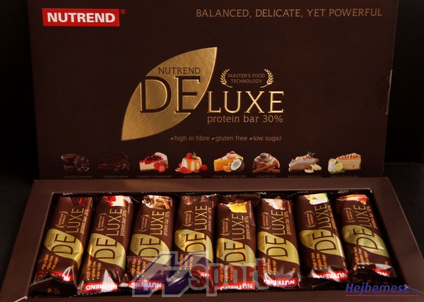 Nutrend Deluxe protein bar 8x60 g - dárkové balení