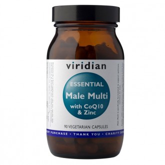 Viridian Essential Male Multi with CoQ10  Zinc 90 cps 