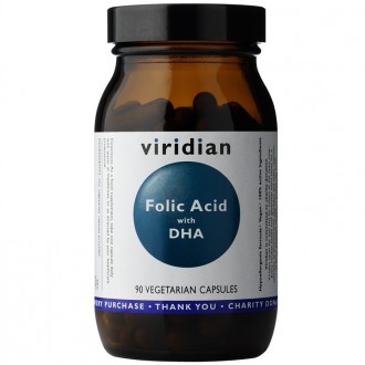 Viridian Folic Acid with DHA 90 cps