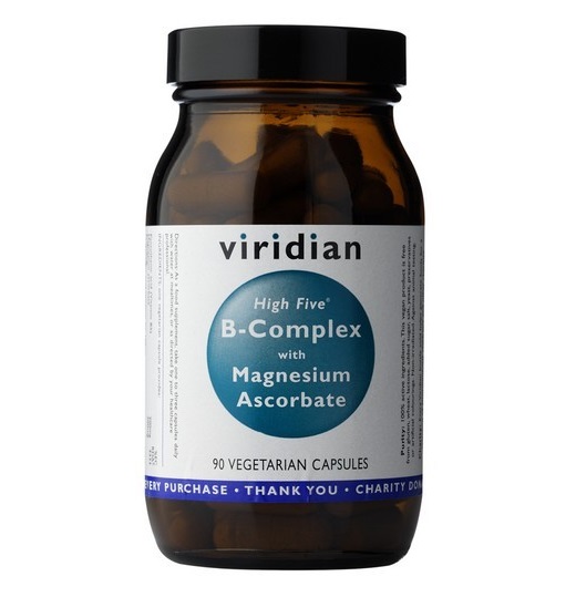 Viridian High Five B Complex with Magnesium Ascorbate 90 cps