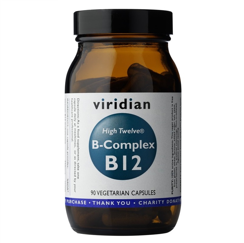 Viridian B-Complex B12 High Twelwe 90 cps