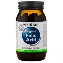 Viridian Organic Folic Acid 90 cps