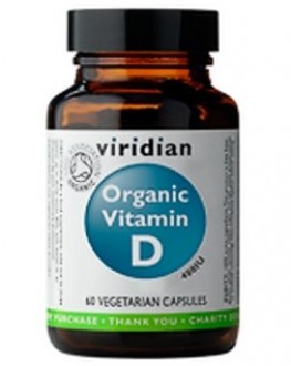 Viridian Organic Vitamin D 60 cps