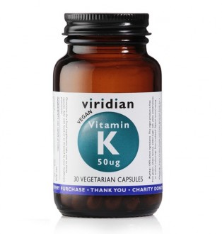 Viridian Vitamin K 50 ug 30 cps