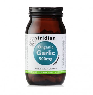 Viridian Organic Garlic 500 mg 90 cps