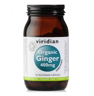 Viridian Organic Ginger 400 mg 90 cps
