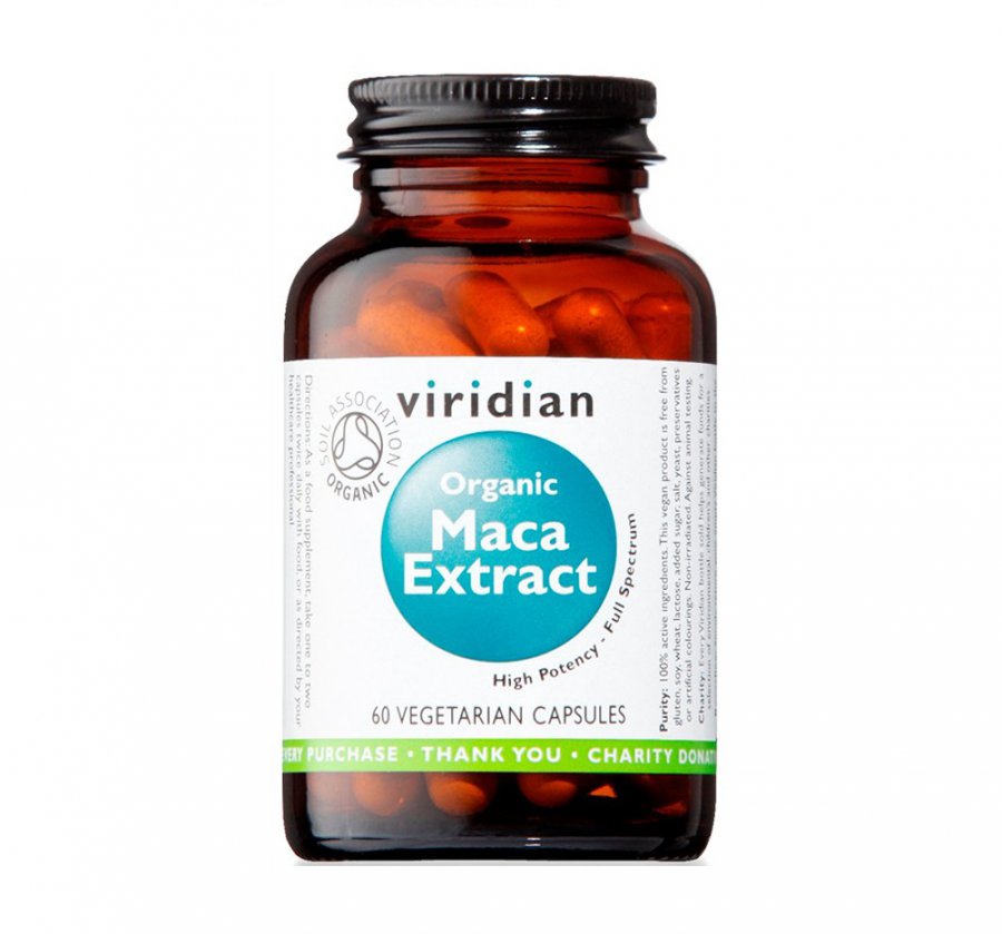 Viridian Organic Maca Extract 60 cps