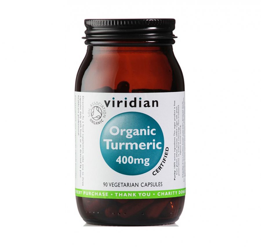 Viridian Organic Turmeric 400 mg 90 cps
