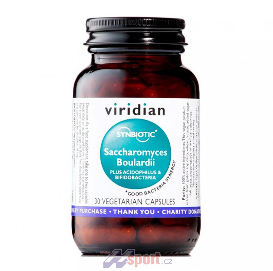 Viridian Saccharomyces Boulardii 30 cps