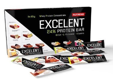 Nutrend Excelent Protein Bar 9x85 g - dárkové balení