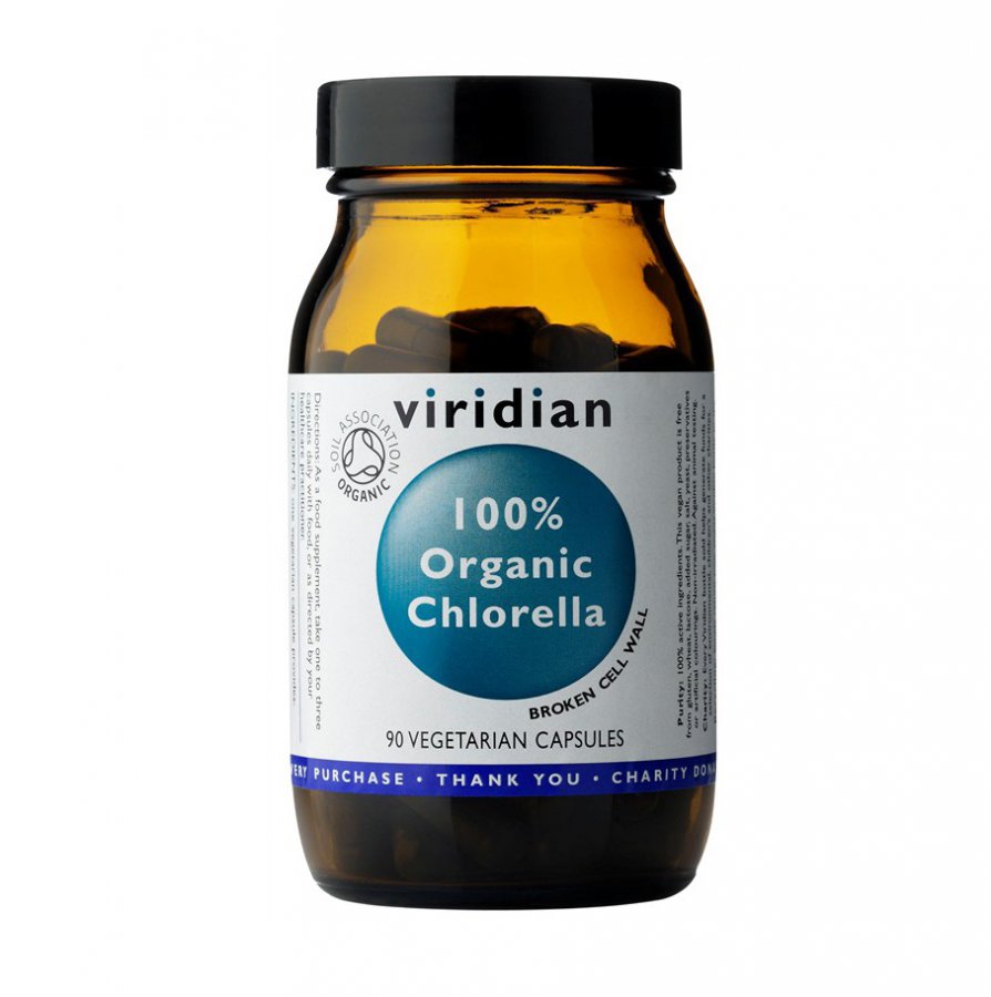 Viridian Organic Chlorella 90 cps