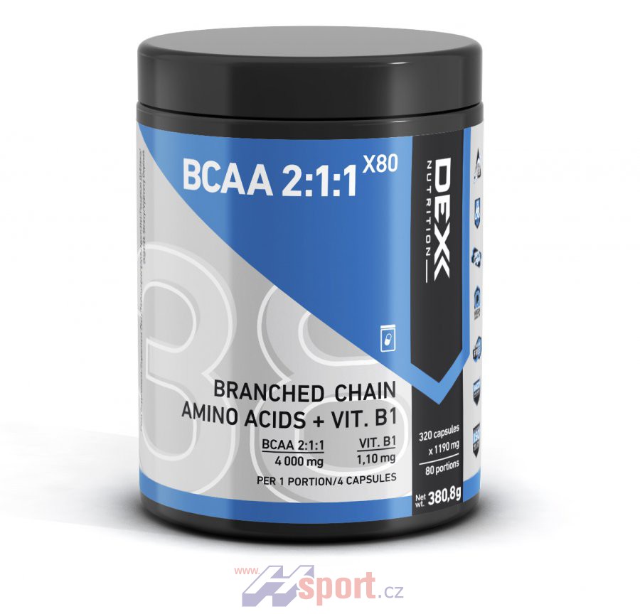Dex Nutrition BCAA 2:1:1 X80 320 cps